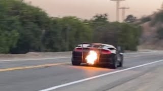 Crazy Murcielago Flames 