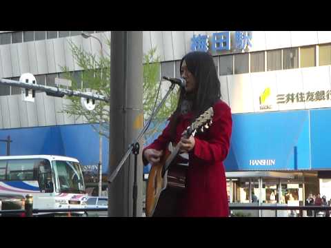 足長ミッシェル　門谷純@大阪駅中央南口　2011.04.24