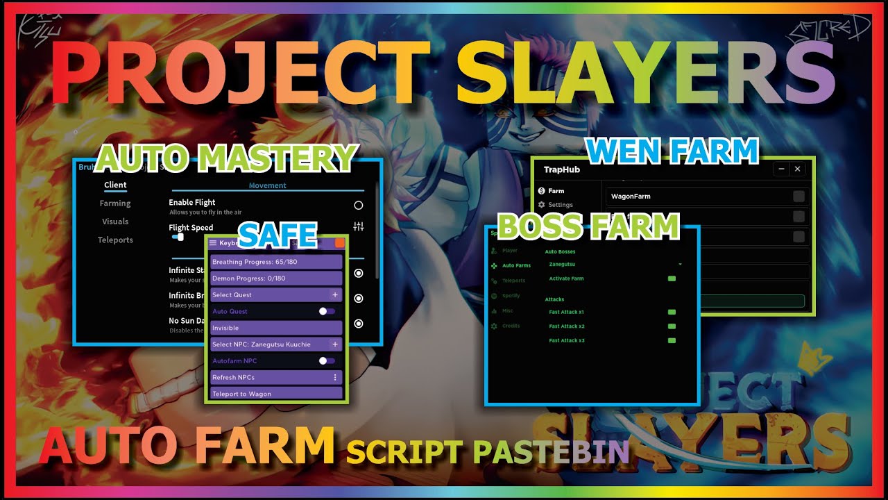 Project Slayers Script Pastebin Auto Farm Boss Farm Auto Hot Sex Picture