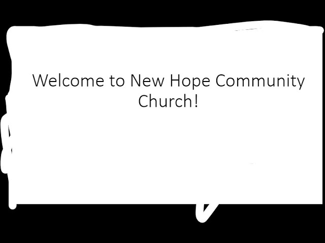 New Hope Community Church Junction city