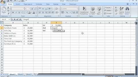 Use the LARGE function in Excel