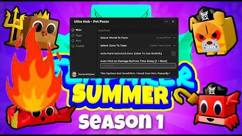 Ultra Hub - Pet Posse Simulator script (pastebin) link disc!