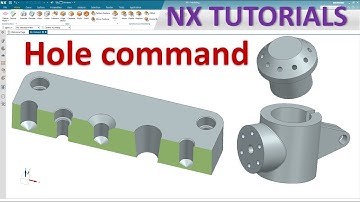 Siemens NX Modeling tutorials #17 | How to use Hole command