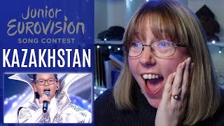 Junior Eurovision 2021 - Ertegi Älem World of Fairytales Kazakhstan  - Vocal Coach Reaction