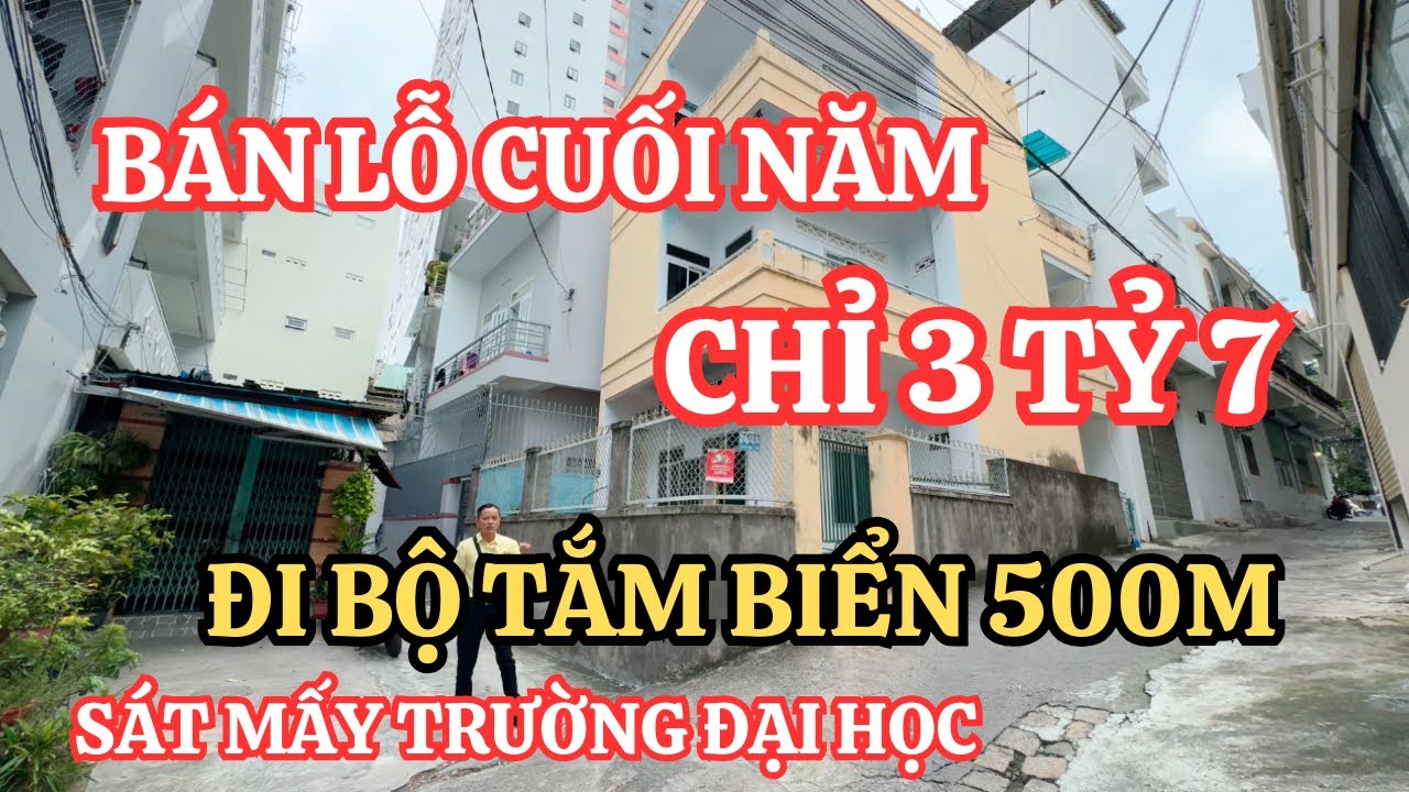 Bán lỗ cuối năm vị trí đi bộ tắm Biển Nha Trang chỉ 500m sát mấy trường Đại Học | Nhà đất Nha Trang