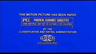 MPAA Rated PG Screen (2003)