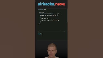 Code Blocks in a Method #java #shorts #coding #airhacks