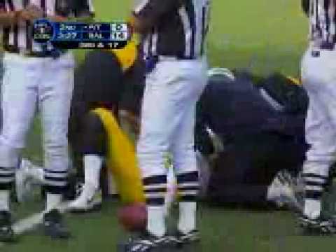 Bart Scott Levels Ben Roethlisberger