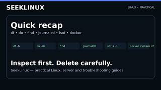 Linux Disk Full 7 Commands to Find What's Using Your Space