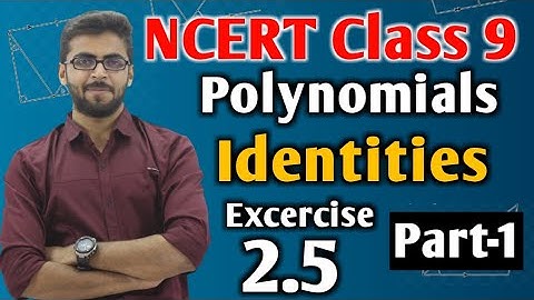 Class 9 Maths Polynomials Exercise 2.5 | Identities | Class 9 Maths Polynomials | Well Academy PLUS