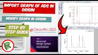 How to import Your Advanced Design System (ADS)  Graphs to Origin 2021