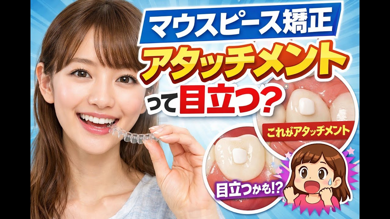 【解説】マウスピース矯正、意外と目立つ？🫣