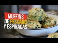 MUFFINS DE SALMÓN Y MERLUZA CON ESPINACAS - Juan Llorca