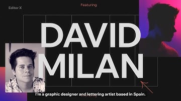 Meet David Milan | Class with | Editor X