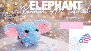 Beaded Elephant Mini Amigurumi Tutorial | Step-by-Step Guide
