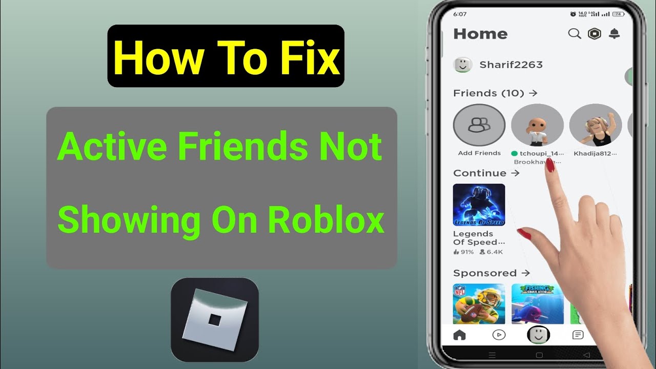 Continue does not show on homepage - Roblox Application and