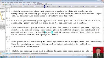 75 Advanced Java Tutorial |JDBC | Batch Processing | Java Database Connectivity | adv java