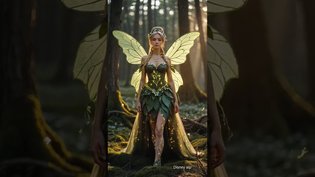 When Disney Princesses Become Fairies 🦋✨ | Dream World AI 