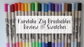 Zig Brushables Review and Full Swatches