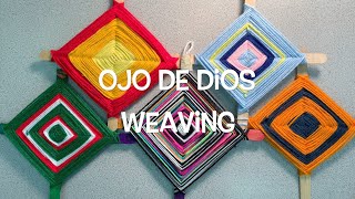 How to Create a Large Ojo de Dios (God's Eye) Weaving for Kids