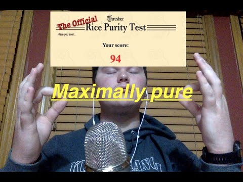 Video Random Stuff Ep.1 Rice Purity Test. - youtube