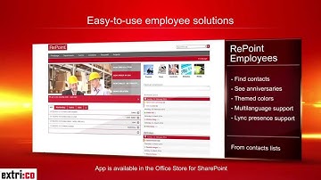 RePoint Employees - app for Microsoft SharePoint