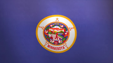 Minnesota // Waving Flag - Flags of the U.S. states and territories