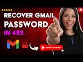 How to RECOVER Your FORGOTTEN GMAIL / GOOGLE ACCOUNT or PASSWORD in 49S