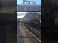 WCR 47832 + 47812 full thrash through Blaydon Railway Station
