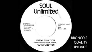 Rare Function – Disco Function