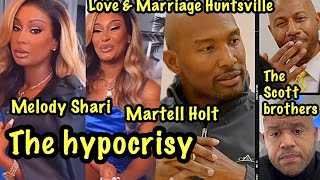 Love &amp; Marriage Huntsville Melody Holt Question Martell Motive on Destin Trip Marsau &amp; Maurice Scott