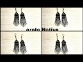 BISUTERIA FACIL PASO A PASO Arete nativo en mostacilla #aretes #aretesenmostacilla