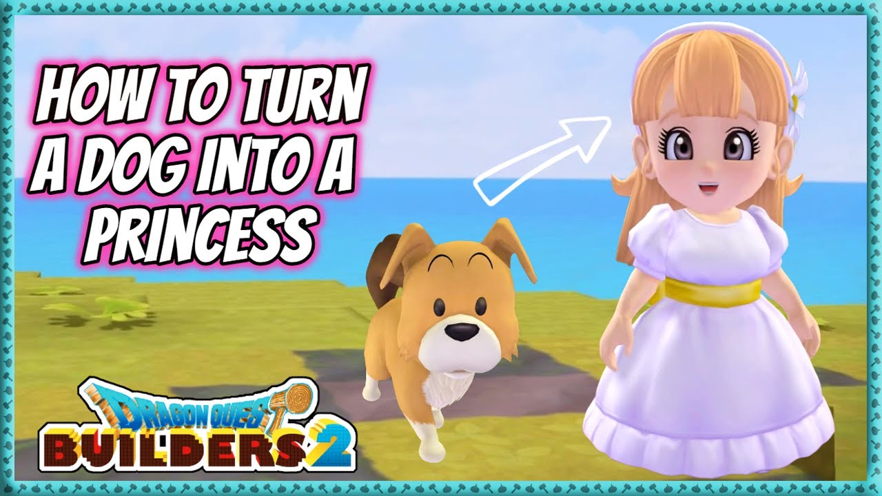 Dragon Quest Builders 2 How To Turn A Dog Into A Princess YouTube
