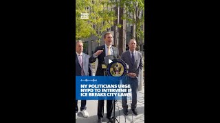 NY politicians urge NYPD to intervene if ICE breaks city laws