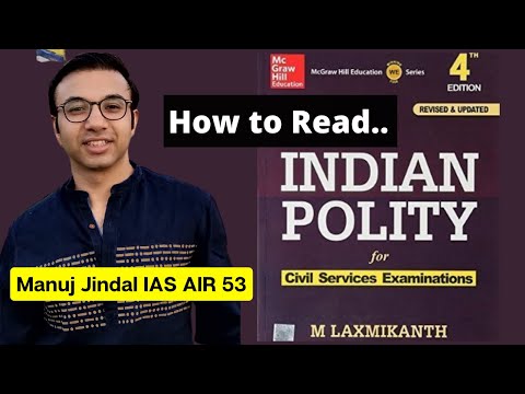 You Can Read And Remember Laxmikanth Easily By This Technique | Learn With Manuj Jindal IAS AIR 53