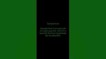 Which one of the following is an example of a scalar quantity