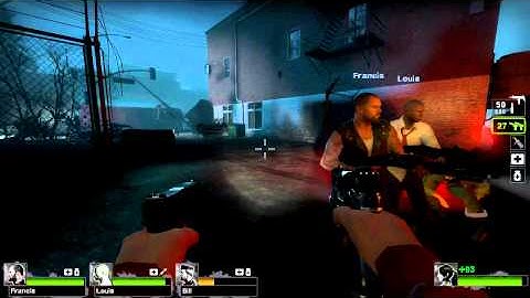 Left 4 Dead 2 Crash Course 720p HD Walkthrough [1/2] - The Alleys