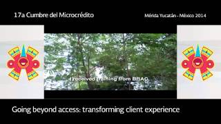 Going beyond access: transforming client experience