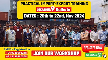 Import Export Business  Course। in Kolkata | Import Export Business.