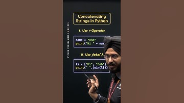 Concatenating Strings in Python #Python #NesoAcademy #QuickConcepts