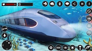 Under Water Train Simulator - Train Driving Game - Android Gameplay screenshot 4
