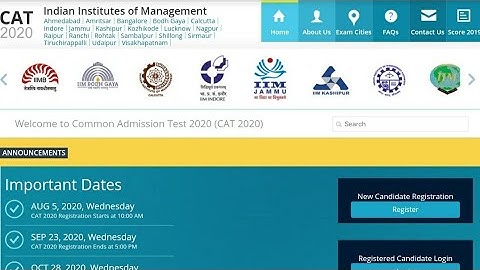 CAT 2020 New Pattern Official Mock by Oct End - IIM Indore | MCQ non MCQ Familiarization.