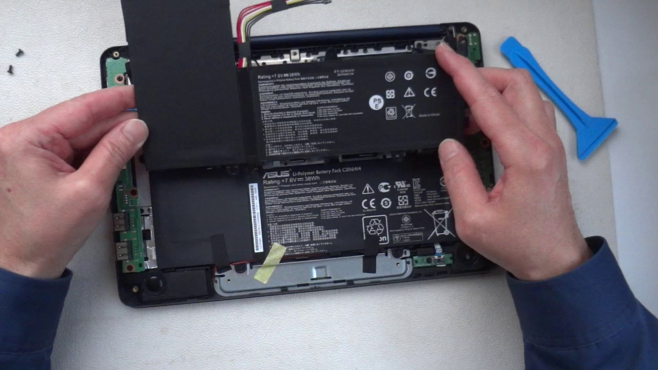 バッテリー新品交換X205TA ASUS X205TA バッテリー交換 - YouTube