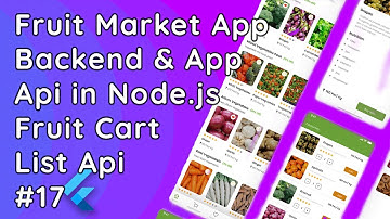 Fruit Market App Backend API: Create Fruit Cart List API with Node.js, Express.js & MySQL