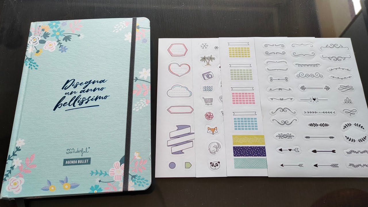 Agenda bullet Mr wonderful  bullet journal di mrwonderful 