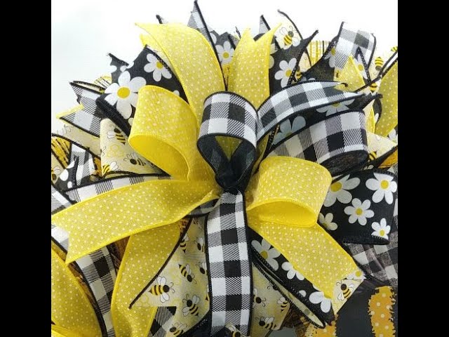 How To Make A Double Ribbon Bow For A Wreath — Liz on Call