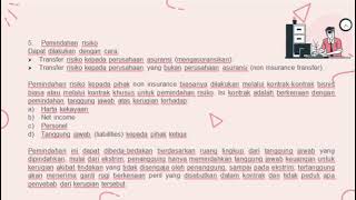 Pengendalian Risiko Kelas A