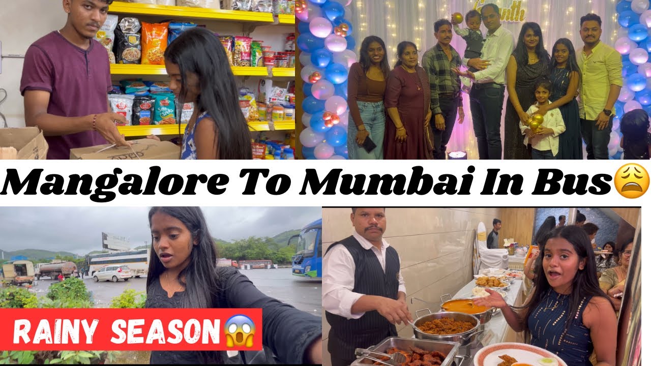 Mangalore To Mumbai In Rainy Season😱Rakshita Tulu Talks #rakshita #tulu #mangalore #tuluvlog