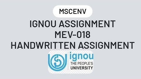 mev-018 solved assignment