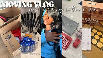 MOVING VLOG EP 3: First 72 Hours in Our New Home | Lots of Unpacking, Building Furniture, Organizing